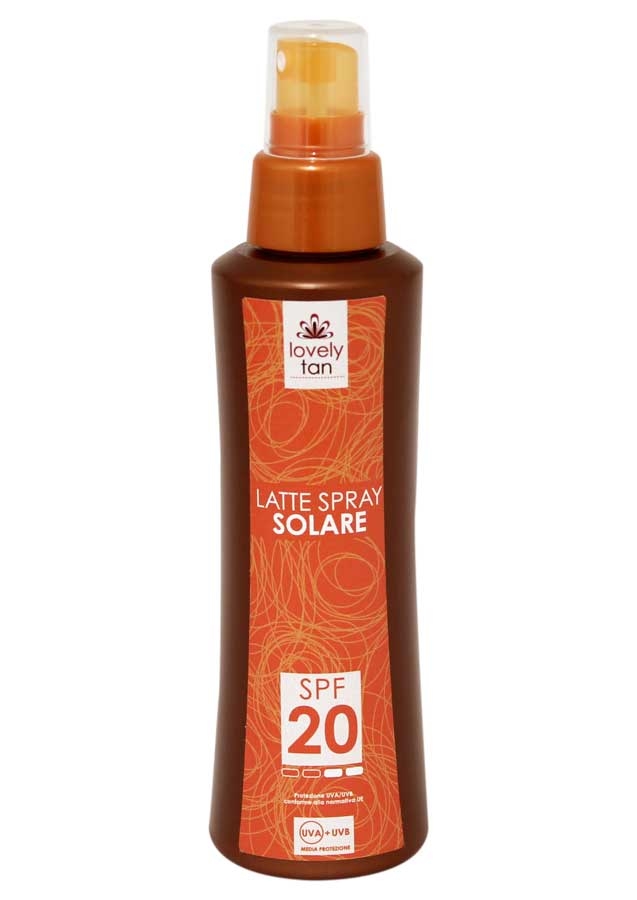 LOVELY TAN LATTE SPRAY SOLARE SPF 20